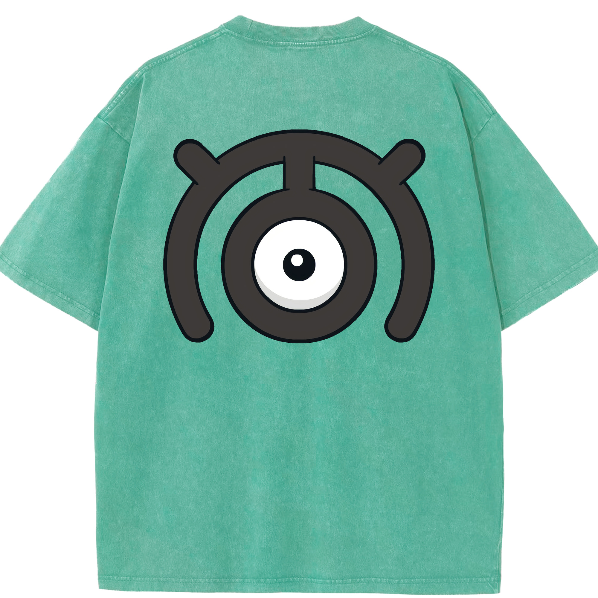 （画像用） ポケットモンスター Pokémon 綿100% ヴィンテージ風 半袖Tシャツ（背面プリント）